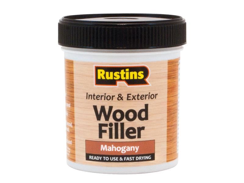 Rustins Acrylic Wood Filler, Mahogany, 250ml