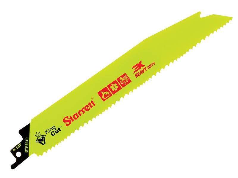 Starrett BTR8610-5 Bi-Metal King Cut™ Demolition Blade 203mm, Pack 5