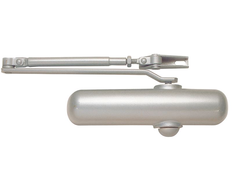 Yale P2002 Standard Door Closer, Silver, Size 3