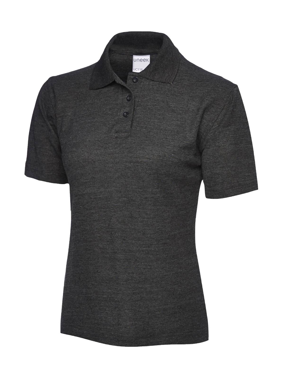 Uneek Ultra Cotton Polo Shirt - Charcoal 2XL