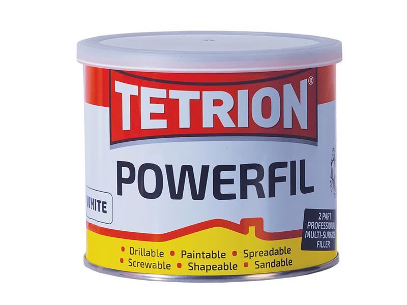 Tetrion Powerfil 2-Part White Filler, 1kg - Rapid-Cure, Hardwearing