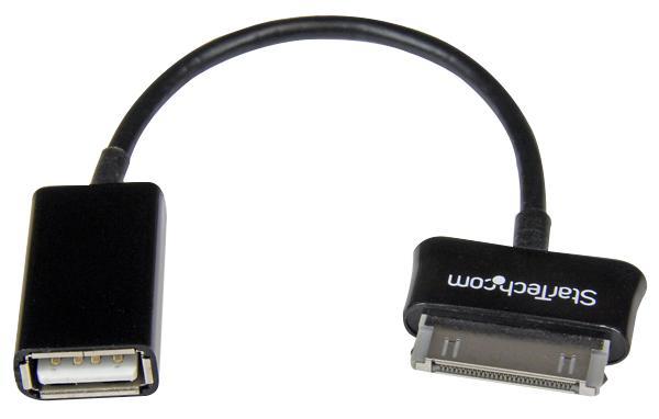 Dynamode USB OTG Adaptor for Samsung Galaxy Tab, 152mm, Black
