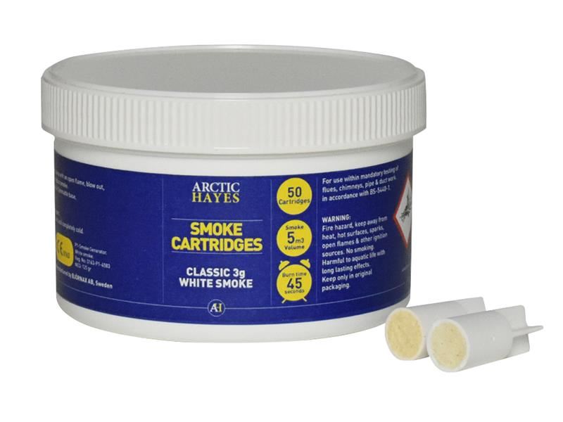 Arctic Hayes Classic 3g Witte Rookpatronen (Verpakking van 50)