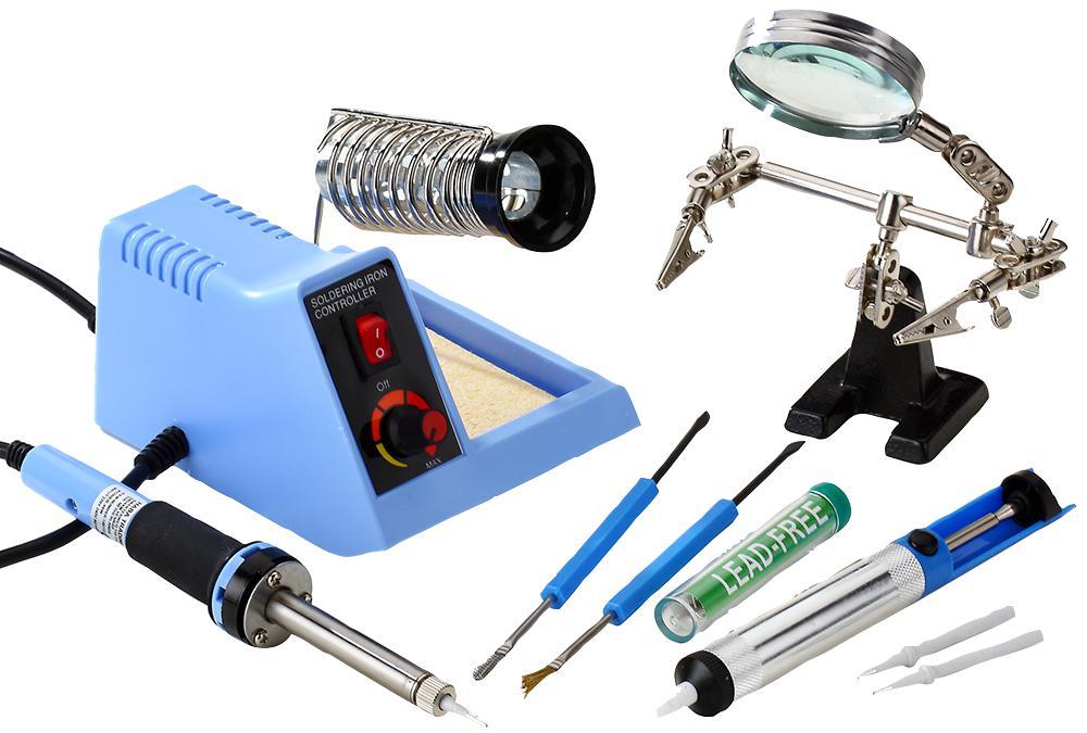 DURATOOL Soldeerstationset met Accessoires