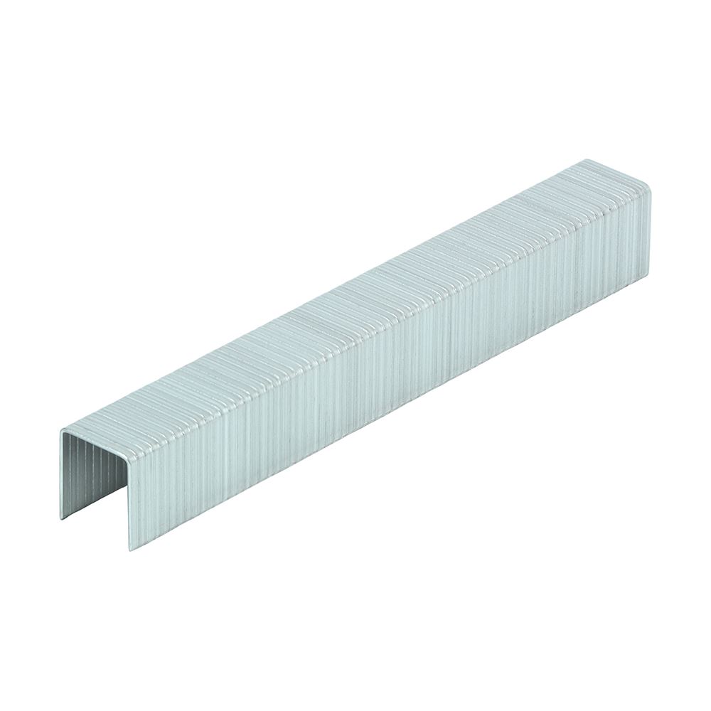 Timco Grapas Extra Fuertes, Punta de Formón, Galvanizadas, 12mm, 1000 Unidades