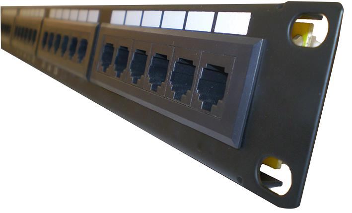 LMS DATA 48-Port Cat6 Patch Panel for 19'' Rack