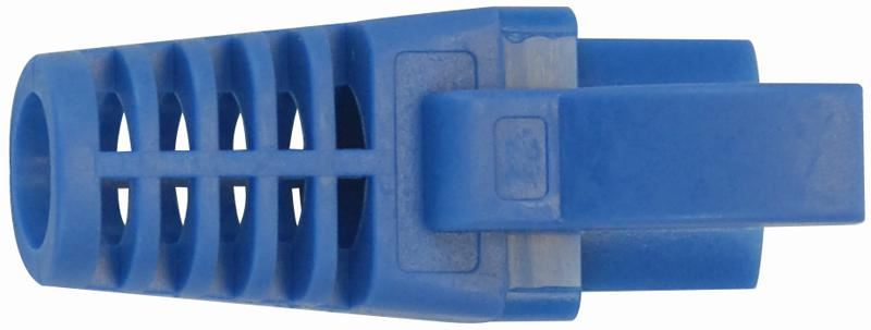 PRO SIGNAL Snagless RJ45 Insert Boot, Blue, 10 Pack