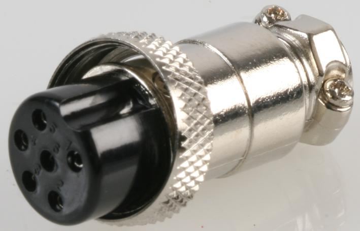CLIFF ELECTRONIC COMPONENTS Cliffcon 6-Way 차폐 플러그, 황동