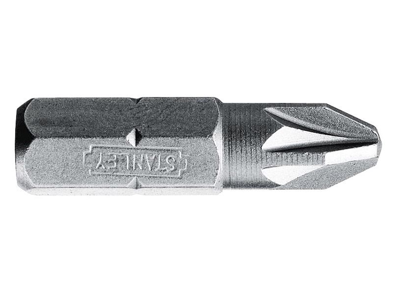 Mèches Pozidriv PZ2 x 25mm STANLEY (Lot de 25)