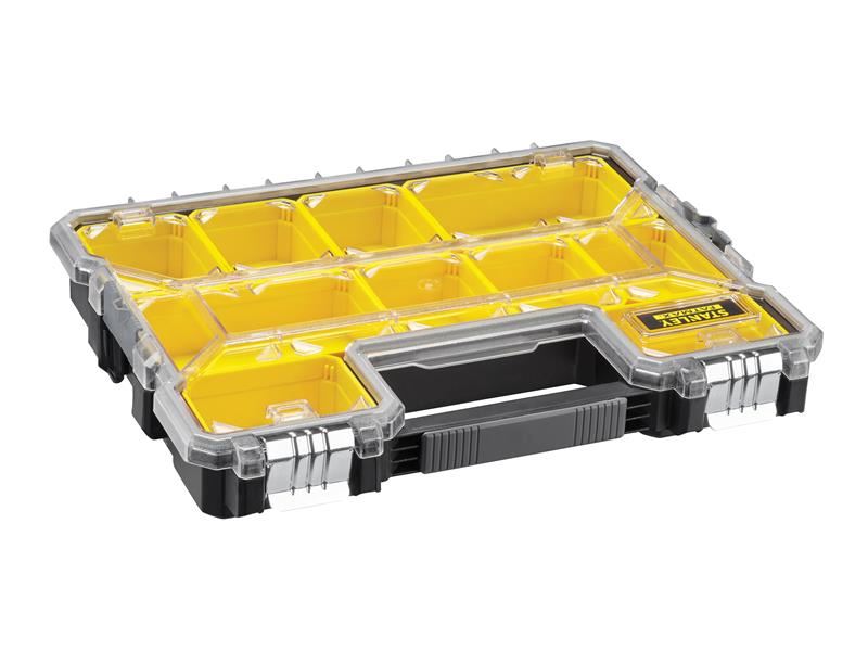 Stanley FatMax Shallow Organiser with Water Seal, 10 Compartments
