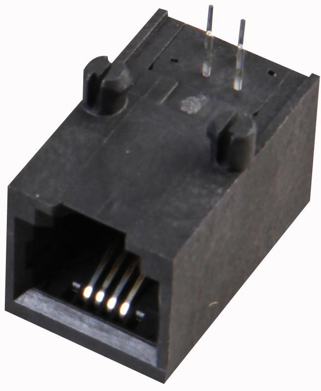 STEWART CONNECTOR - Soket 6P4C, RJ11, Profil Rendah