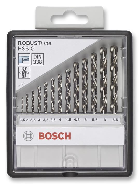 BOSCH PROFESSIONAL (BLAU) Robust Line HSS-G Bohrerset, 13-tlg.