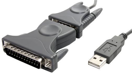STARTECH USB-zu-RS232 DB9/DB25 Adapterkabel - Männlich auf Männlich