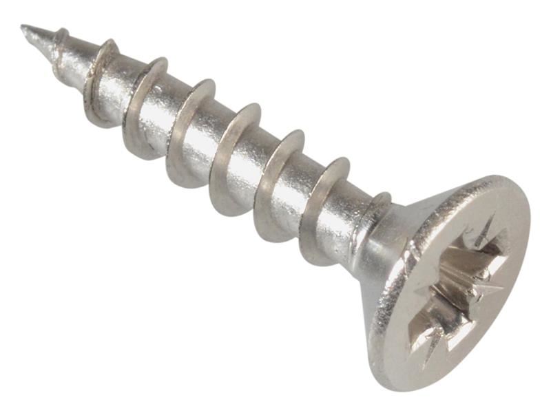 ForgeFix - Vielseitige Pozi-Schraube mit Senkkopf aus Edelstahl (A2) 3,5 x 16mm