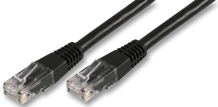 PRO SIGNAL Câble Ethernet Patch Cord Cat6, 10m Noir