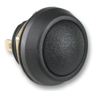 ITW 59 Series Push Button Switch, SPST, Momentary, Black, IP67