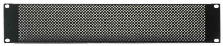 Pulse 19 inch Rack Mesh Paneel, Staal, 2U Hoogte