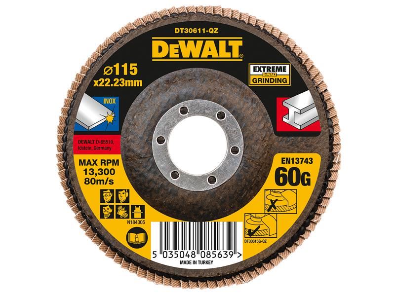 DeWalt Disc Scagóige Draíochta 115 x 22.2mm 60G do Mhiotail