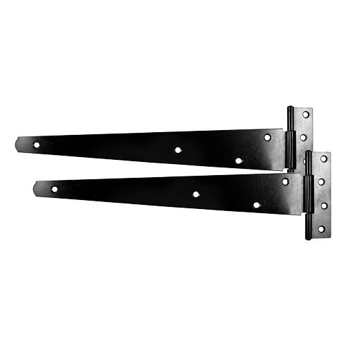 Timco Medium Tee Hinges, Black, Carbon Steel, 300mm