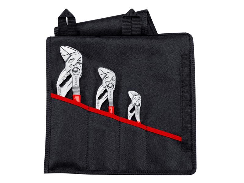 Knipex - Jeu de pinces-étaux, 3 pièces (125mm, 180mm, 250mm)