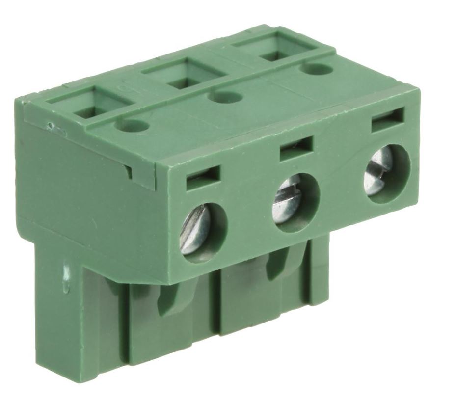 MULTICOMP PRO - 7,62mm steckbarer Klemmblock, Stecker, 3-polig, 24AWG bis 14AWG