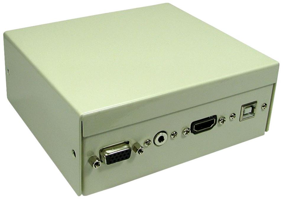 PRO SIGNAL 4-poorts multimedia-aansluitbox met HDMI, VGA & USB
