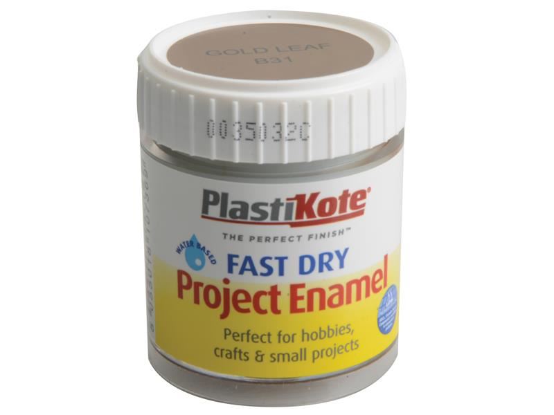 PlastiKote Fast Dry Enamel Paint - Gold Leaf, 59ml