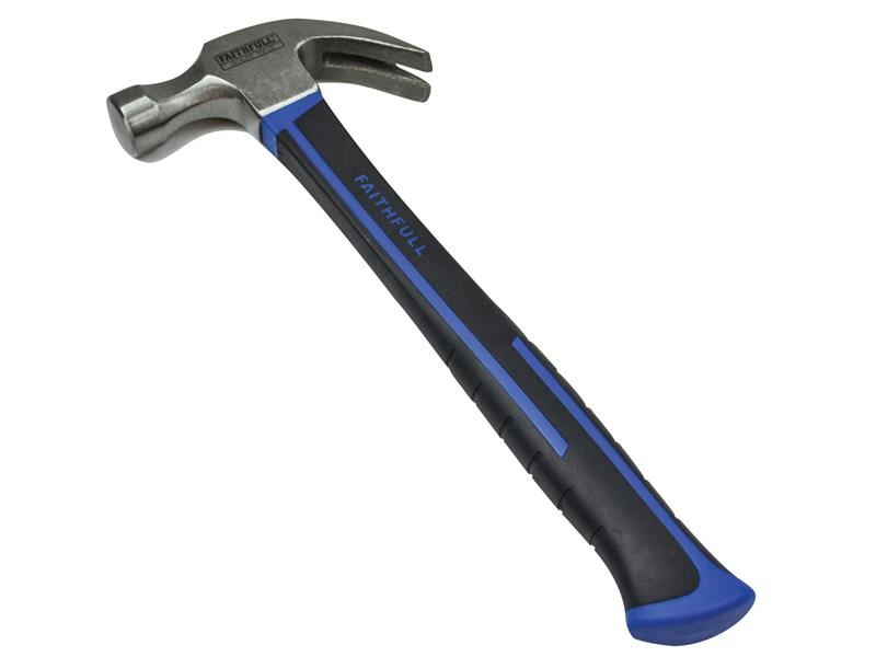 Faithfull Claw Hammer with Fibreglass Handle, 567g (20oz)