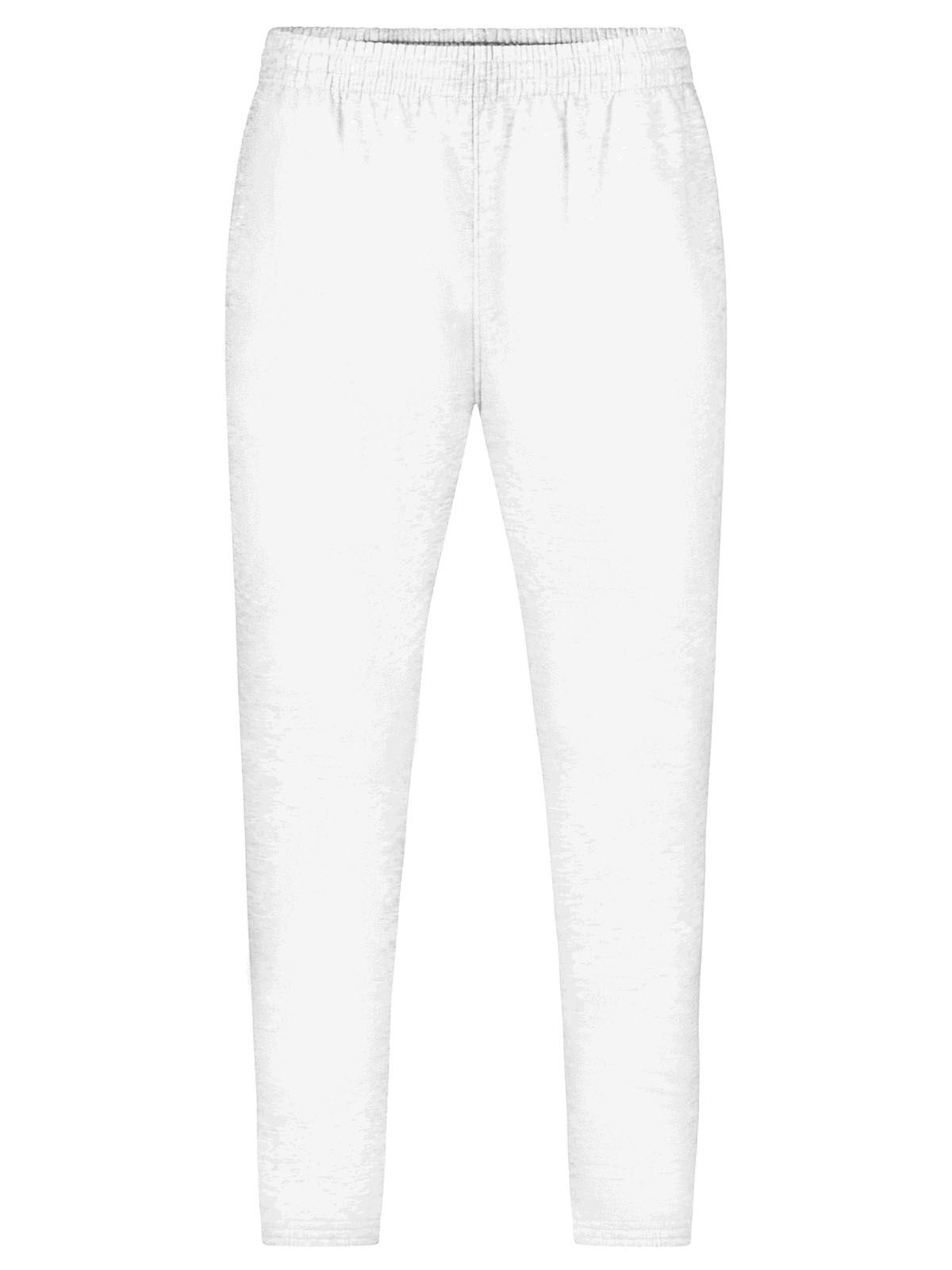 Uneek UX Unisex Jogging Pants - White - Size L