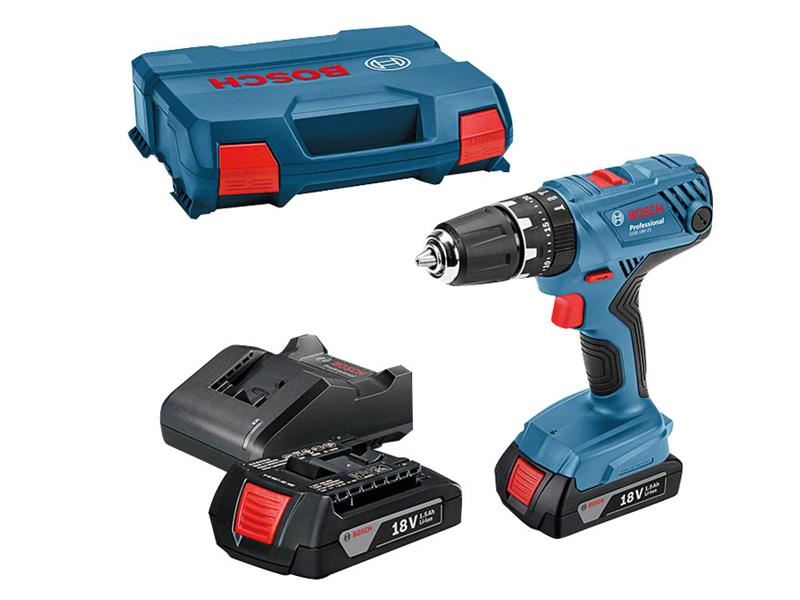 Bosch - GSB 18V-21 18V鋰電組合鑽 配2 x 1.5Ah鋰電池