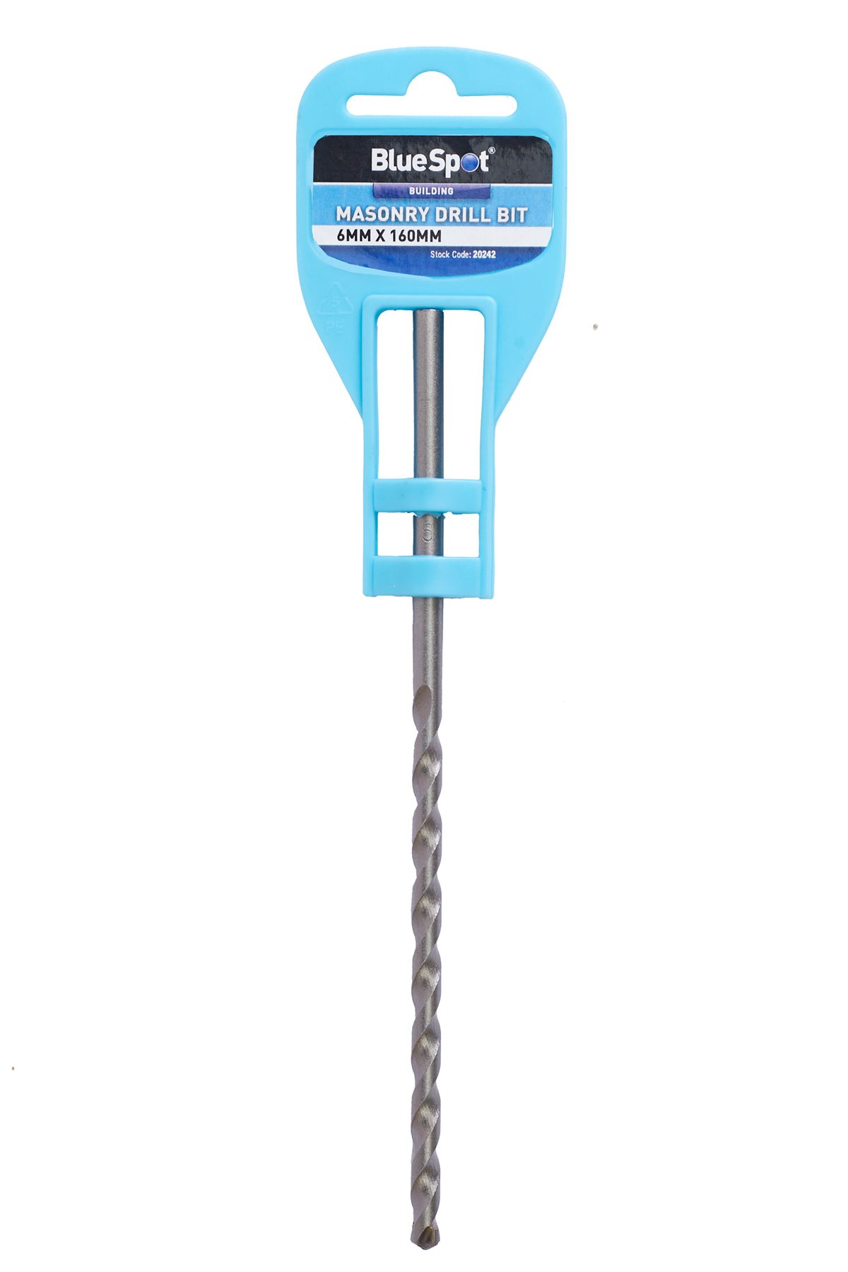 Blue Spot Tools Masonry Drill Bit, 6mm x 160mm, Carbide Tip