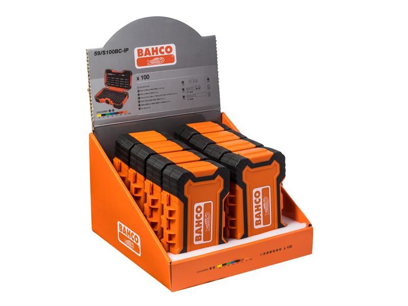 Bahco 100-Piece Colour Bit Set (8 x Sets)