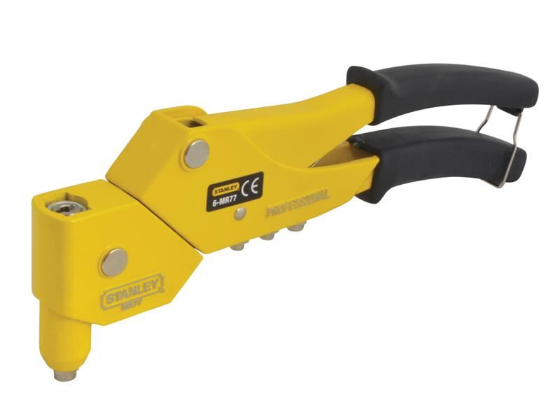 STANLEY MR77 Rivettatrice a Testa Girevole con 4 Boccole Intercambiabili