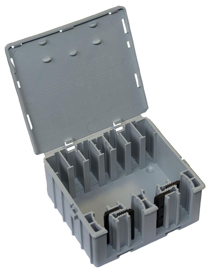 WAGO Junction Box for 222, 773 & 2276 Series, 126x115x55mm