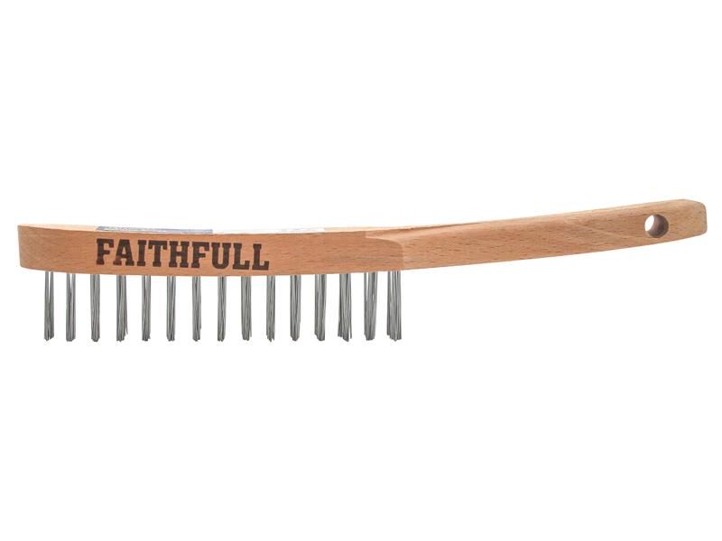 Faithfull Lightweight - Scuab Scrátála Dhá-Shraith, FSC Beithe