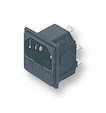 Bulgin PF0011/15/63 Fused IEC Inlet, 10A 250VAC, Snap-in