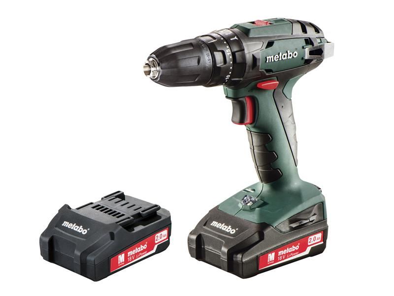 Metabo SB 18 Furadeira Perfuradora, 18V, 2 x 2.0Ah Li-ion