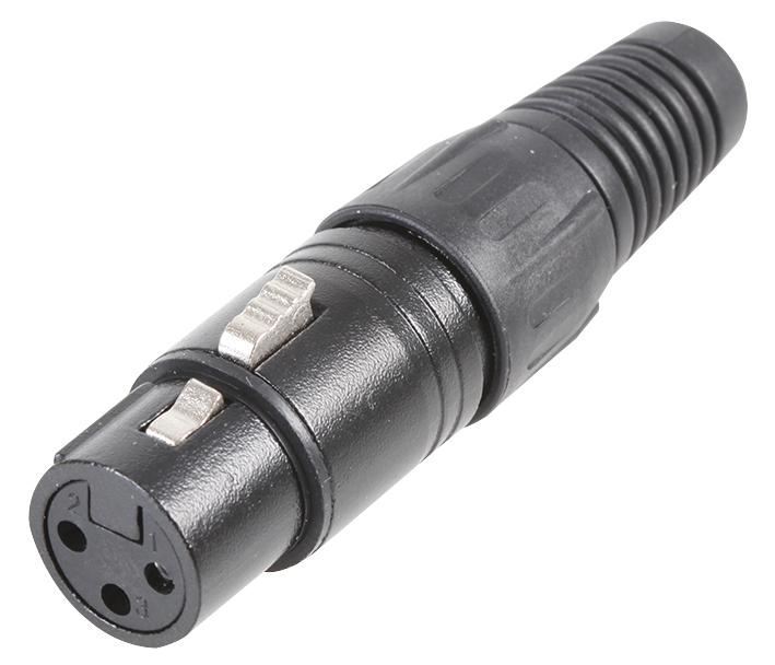 PULSE 3-Pin XLR Aansluiting, Zwart