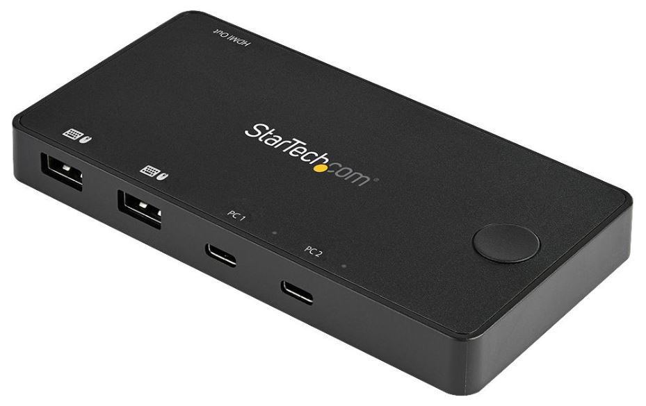 STARTECH Conmutador KVM USB-C 2 Puertos 4K HDMI