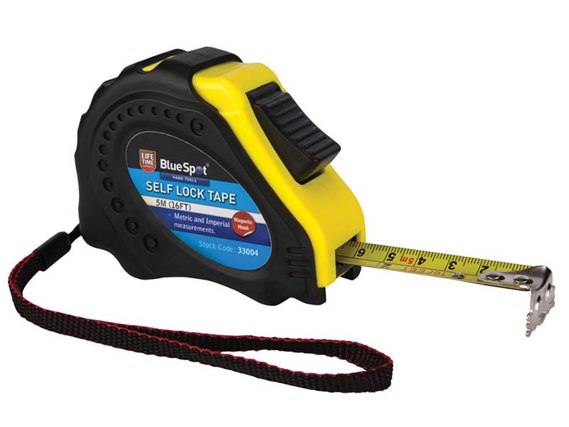 BlueSpot Magnetic Pocket Tape, 5m/16ft, Easy Read, 17mm Wide
