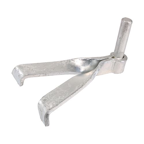 Timco Ganchos para Portões em Tijolo - Aço Galvanizado, 16mm, Pacote de 2