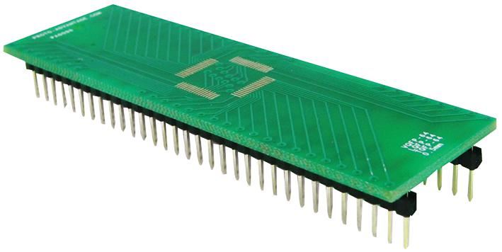 PROTO ADVANTAGE QFP64 to DIP64 Adaptor, 0.5mm Pitch