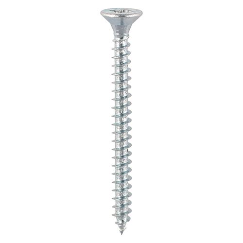 Timco ברגי סיבית ועץ, PZ, ראש שקוע כפול, ציפוי אבץ, 3.5x15 מ״מ