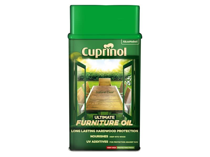 Cuprinol Ultimate Furniture Oil - Clear, 1 Litre