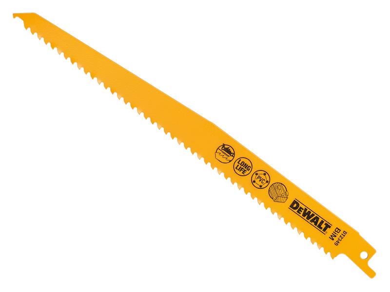 DEWALT Bi-Metal Λεπίδες Reciprocating για Ξύλο με Καρφιά, 228mm (Συσκευασία 5)