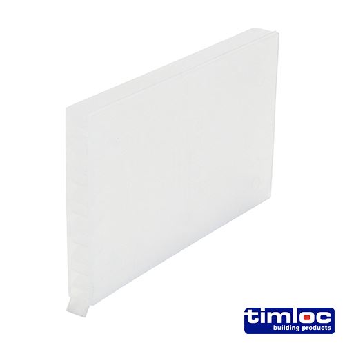Timco Cavity Wall Weep Vent, Clear, 65x10x100mm (50 Pack)
