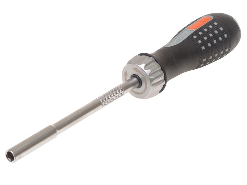 Bahco 808050 Ratchet Screwdriver with 6 Bits