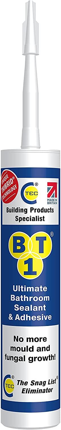 C-Tec Ultimate Bathroom Sealant & Adhesive - White