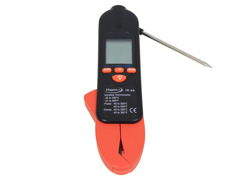 Arctic Hayes - Termometer 3-dalam-1 untuk Paip, Inframerah & Batang