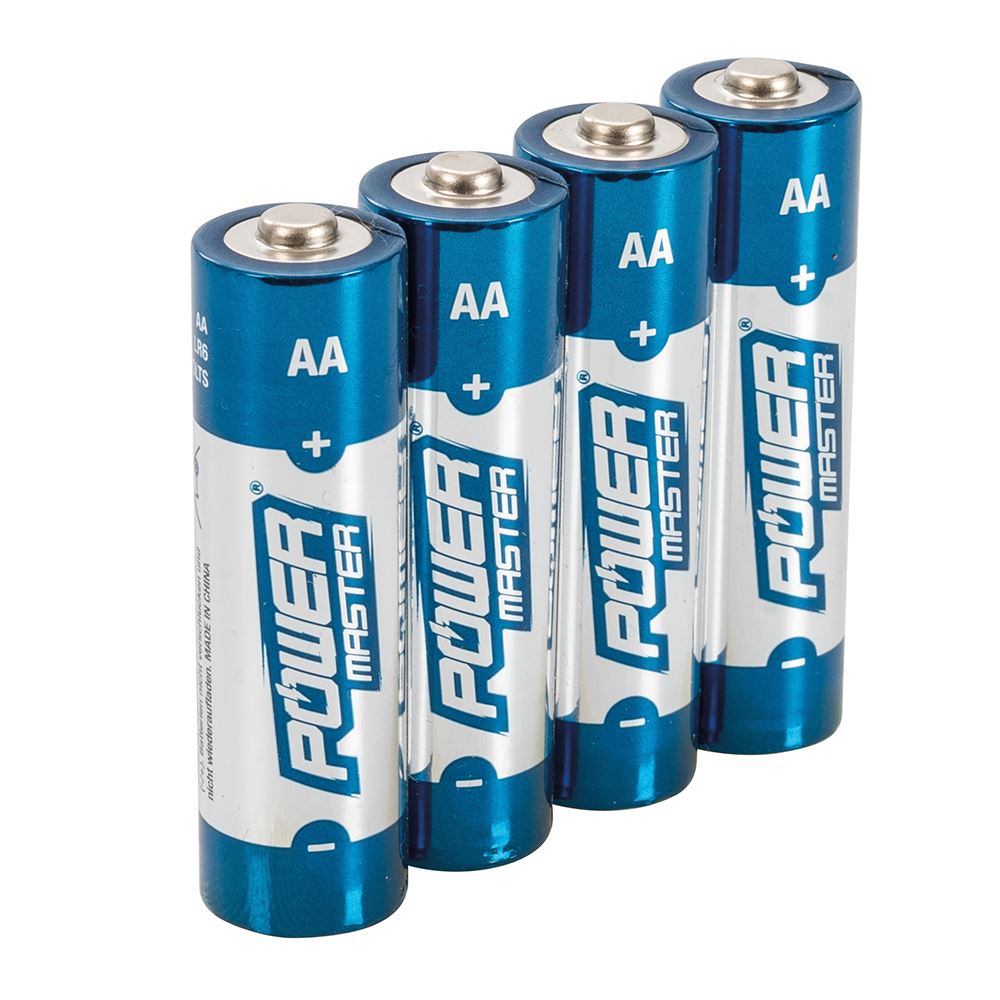 Powermaster - AA Super Alkaline Batterien LR6 4er Pack - 4er Pack